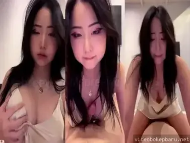 Adik cantik godain bos terus main panas